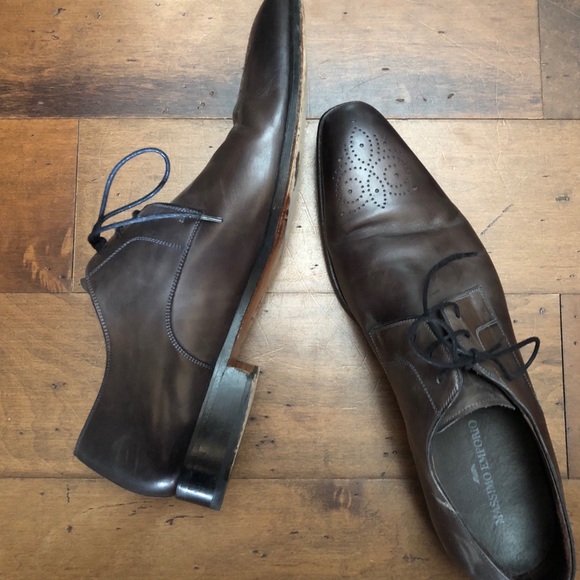Massimo Emporio Men’s Leather Dress Shoe - Picture 4 of 7